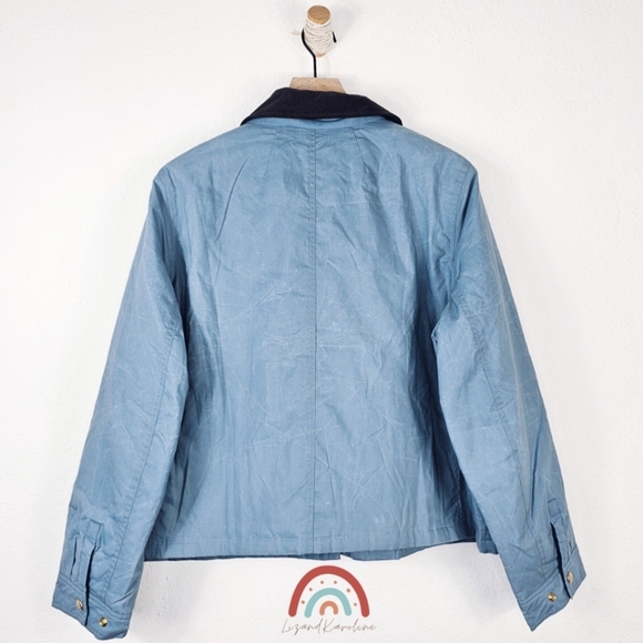 New! J. Crew Short Barn Jacket in English Ripstop Cotton - Picture 5 of 16